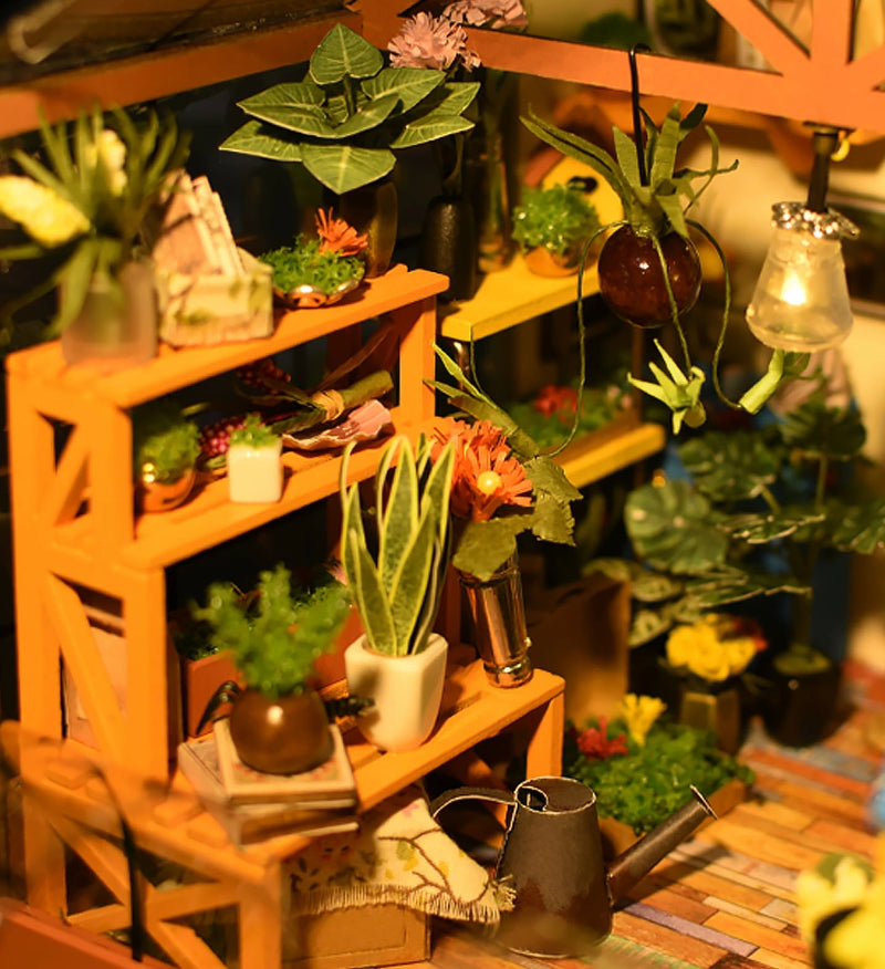 DIY Miniature House Kit: Cathy's Flower House