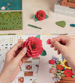 3D Flower Puzzle: Wooden Bloom Box